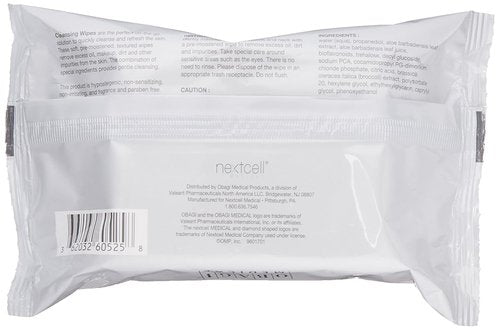 Obagi Medical Cleansing & Makeup Removing Wipes - Convenient On-The-Go 25 Count Pack
