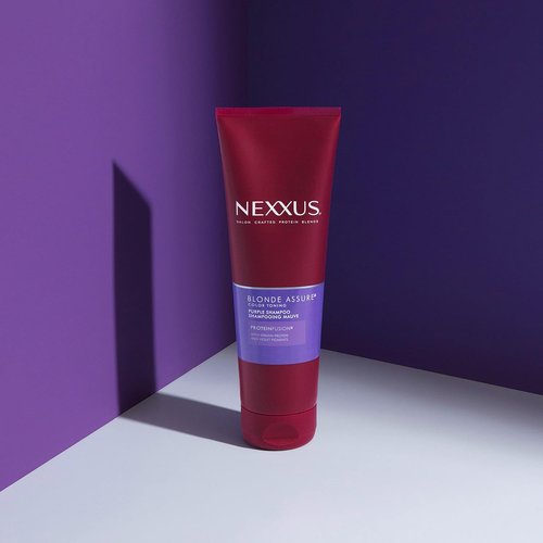 Nexxus Blonde Assure Purple Shampoo - Color Care for Blonde Hair | Keratin-Enriched 8.5 oz