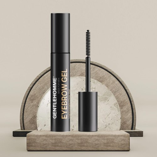 Gentlehomme Eyebrow Gel - Clear Setting Gel with Spiral Brush for Long-Lasting Hold & Enhancement
