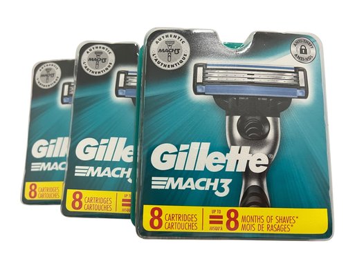 Gillette Mach 3-24 Count (3 x 8 Pack)
