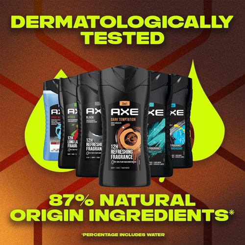 AXE Men's Body Wash Variety Set, 6 Pack, Assorted Scents, 3-in-1 Body, Face and Hair Wash, 8.5 Oz. Each