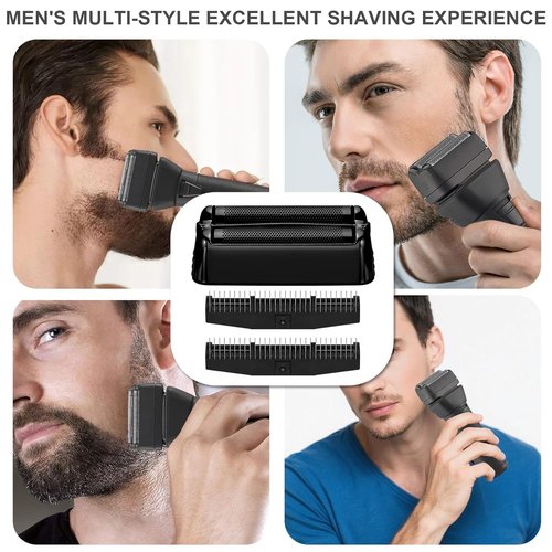 BaBylissPRO Replacement Foil & Cutter - Compatible with FXONE BlackFX Double Foil Shaver | Black