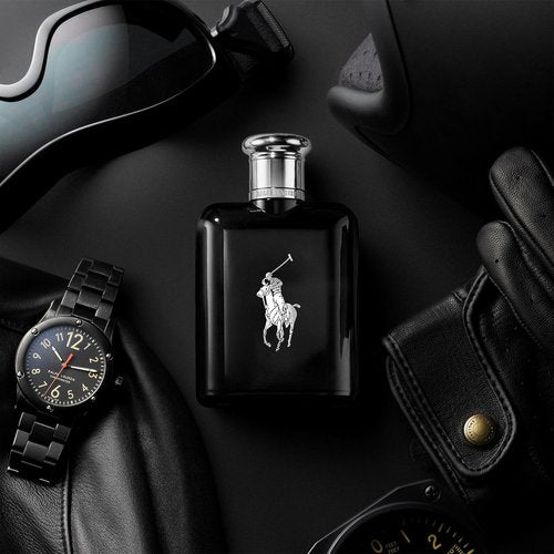 Ralph Lauren Fragrances - Polo Black Eau de Toilette - Men's Cologne with Woody Fresh Notes - 4.2 oz