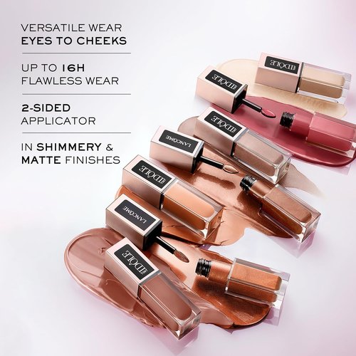Lancôme Idôle Long Wear Liquid Eyeshadow & Eyeliner - Multi-Use Makeup in Shimmery & Matte Finishes - 16H Wear