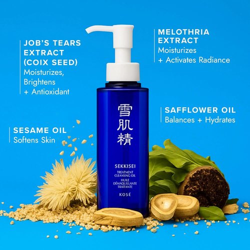 SEKKISEI Cleansing Oil - Gentle Facial Cleanser & Makeup Remover | 5.4 Ounce