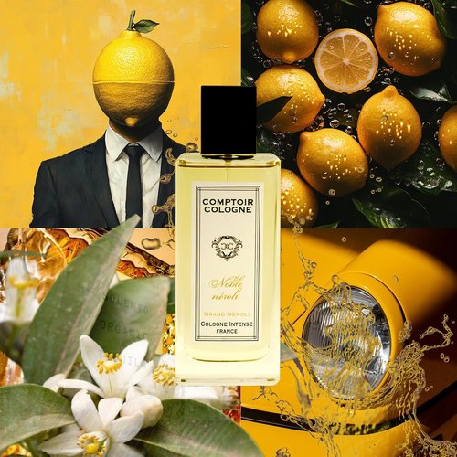 Noble Neroli Intense - Long-Lasting Men's Cologne - Refined Floral, Woody & Citrus Fragrance - 3.3 oz