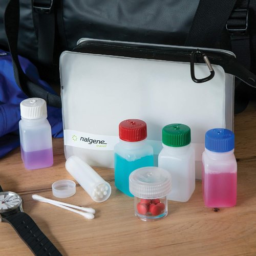 Nalgene Wide Mouth Square Storage Bottle - Durable BPA-Free Design | 32 oz Capacity