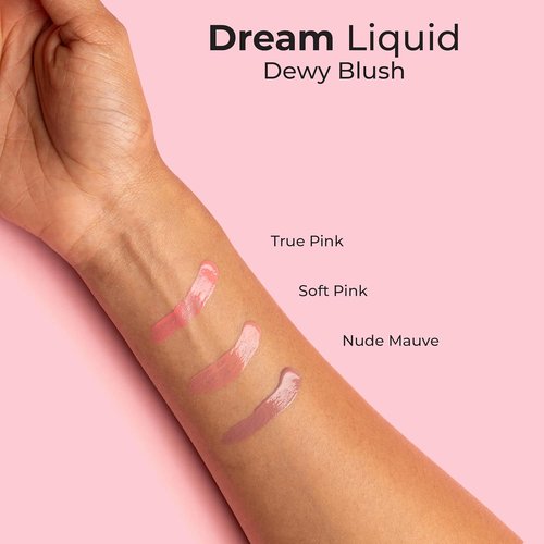 MCoBeauty Dream Liquid Dewy Blush - Soft Pink Radiant Flush for Fresh Glowing Cheeks | 4.6ml - Vegan & Cruelty-Free
