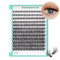 Bodermincer 10D 20D 240pcs Cluster Eyelash Extensions 8-9-10-11-12mm Mixed/ 10-11-12-13-14mm Mixed/12-13-14-15-16mm Mixed Eyelash Clusters Lash Extension Individual Lashes for Self Application
