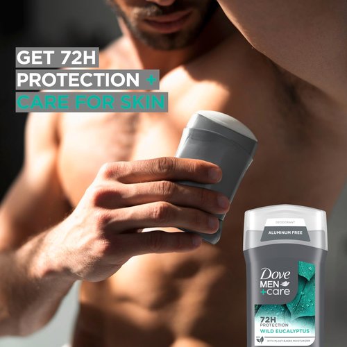 DOVE MEN + CARE Aluminum Free 3 Pack Wild Eucalyptus Deodorant for Men 3 oz