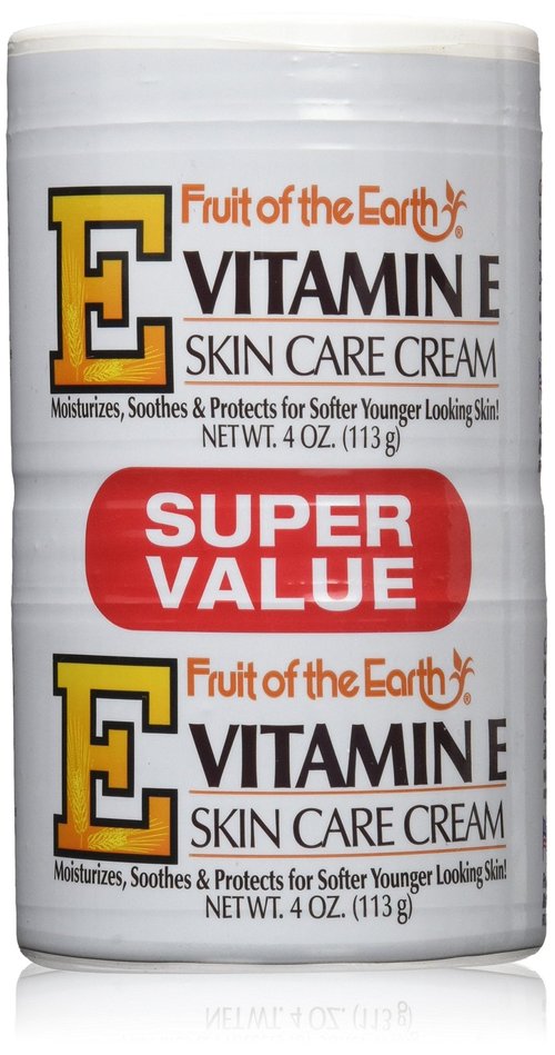 Fruit of the Earth Vitamin-E Cream 4 oz. Jar (Case of 6)