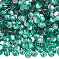 Blinginbox 1440 Pieces SS20/4.6-4.8mm Flat Back Crystal Rhinestones Round Gems for Nail Art,Mint