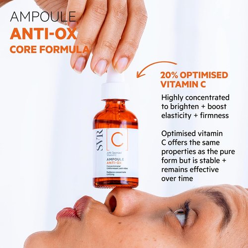 SVR Vitamin C Brightening Face Serum - 20% Optimized Vitamin C for Radiance & Firmness | 1 Fl. Oz.