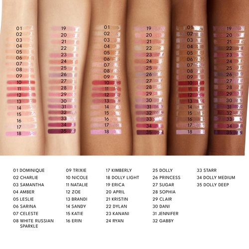 Buxom Full-On Tinted Lip Plumper Gloss, High-Shine Moisturizing Lip Gloss with Peptides and Vitamin E, Vegan Formula, AC Emma (Clear Opal Iridescent)