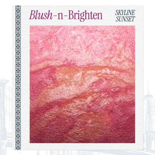LAURA GELLER NEW YORK Limited Edition Baked Blush-n-Brighten Marbleized Blush - Skyline Sunset - Pink Color for Cheeks