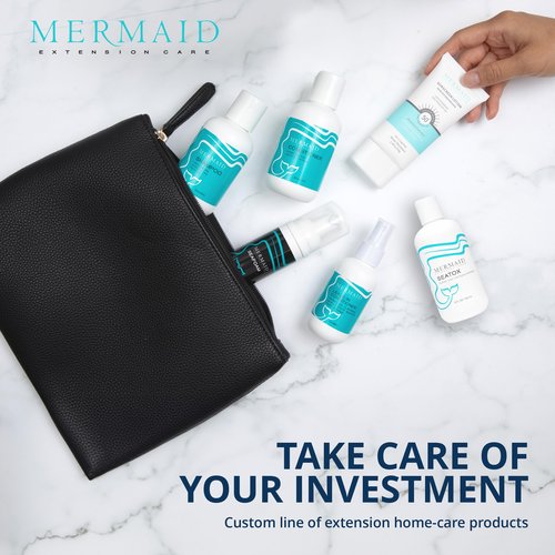 Mermaid Extension Care Seafresh Dry Shampoo with Keratin, Oil-Absorbing Spray, Talc-Free Mist Adds Volume and Texture, Fresh Scent, 6.7 fl oz