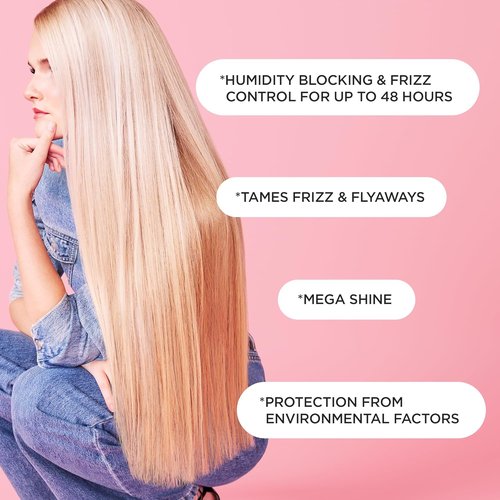 Cake Beauty Anti-Frizz Shine Spray - Humidity-Blocking Formula for Smooth, Shiny Hair - 4.2 Oz