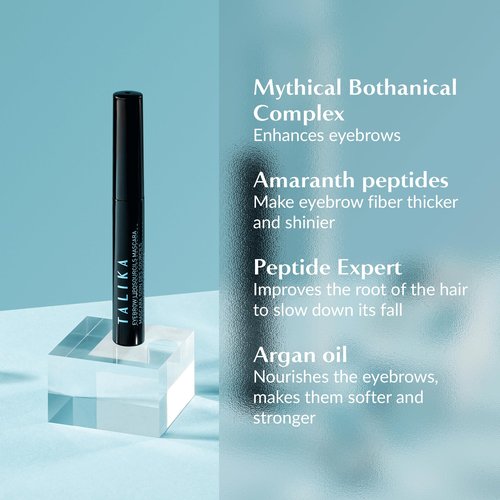 Talika Eyebrow Liposourcils Mascara - Eyebrow Enhancement Formula Brow Mascara - 2 in 1 Makeup & Eyelash Care Solution (Chestnut)