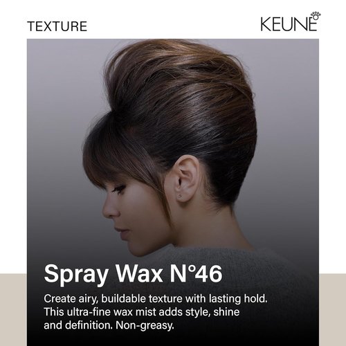 KEUNE Style Spray Wax - Buildable Hair Texture & Natural Shine, 6.1 Fl Oz