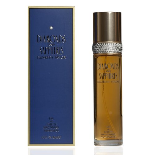 Elizabeth Taylor Diamonds & Sapphires Eau De Toilette Spray for Women - 3oz/100ml Fragrance