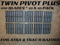 Personna Twin Pivot Plus - 100 Blades (10 x 10 Bulk Pack)