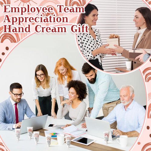 Sacubee 12 Pack Employee Appreciation Team Gifts Bulk Travel Size Hand Cream Inspirational Thank You Gifts Small Hand Lotions for Women Mothers Day Crna Nurse Teacher Employees Coworkers Staff