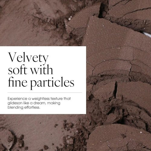 STEP BASIC Longwear Eyeshadow - High-Pigment Charcoal Brown Compact for Smooth, Blendable Color (1.7g)