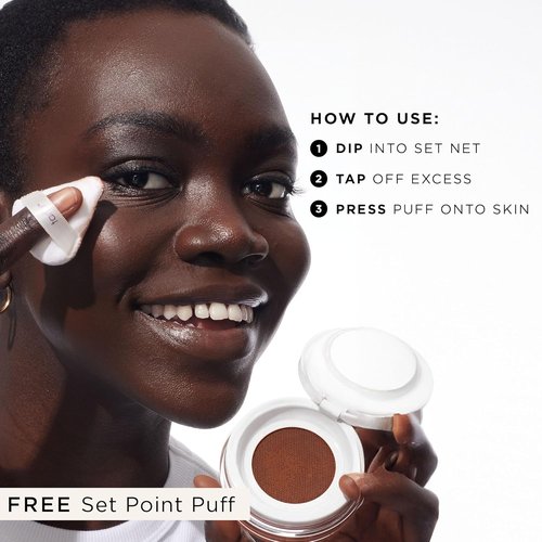 Tarte Creaseless Setting Powder - Lightweight Loose Face Powder for Longwear Finish | Vegan & Cruelty-Free