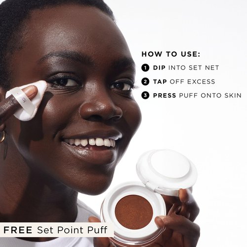 tarte creaseless setting powder – Loose Face Powder, Lightweight Oil-Absorbing Formula for Longwear Finish, Vegan & Cruelty-Free, full size, lavender