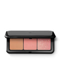 KIKO Milano Multi Finish Trio Blush & Bronzer Palette - 1 Bronzer & 2 Blushes in Matte & Metallic Finishes