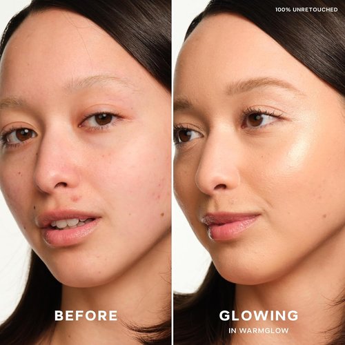 Saie Glowy Super Gel - Hydrating Makeup Primer & Illuminating Serum with Vitamin C - Warmglow (1 oz)
