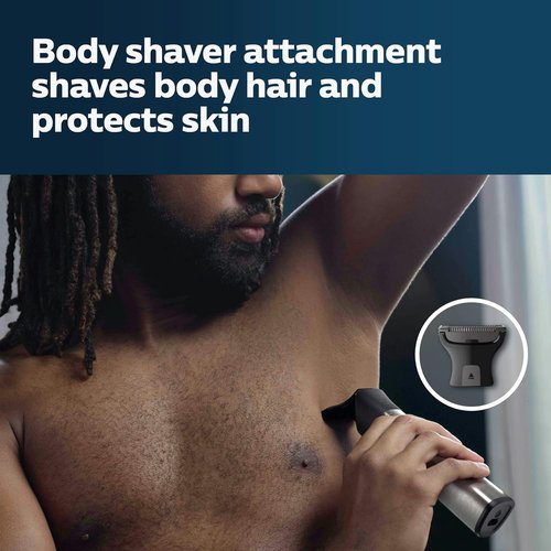 Philips Norelco Multigroom Series 9000 | 21-Piece Men's Grooming Kit with Premium Storage Case