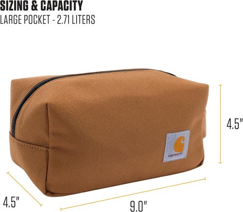 Carhartt Travel Kit - Durable Water-Resistant Toiletry Bag for Organizing Essentials