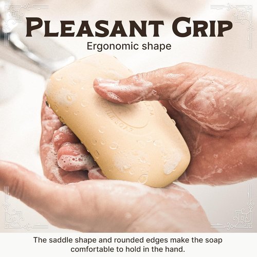 Carolina Castile Soap Patchouli Bergamot Bar Soap - Triple Milled for Silky Lather - 5 oz, Soft Daily Wash