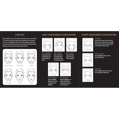 Elizabeth Mott Bronzer Contour Kit | 6 Blendable Shades for a Natural Sun-Kissed Glow - Lightweight & Cruelty-Free