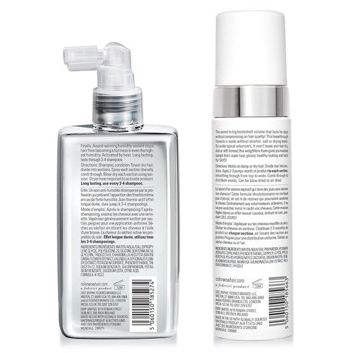 COLOR WOW Long-Lasting Blowout Bundle - XTRA LARGE Volumizer & DREAM COAT Anti-Frizz Spray for Frizz-Free Style