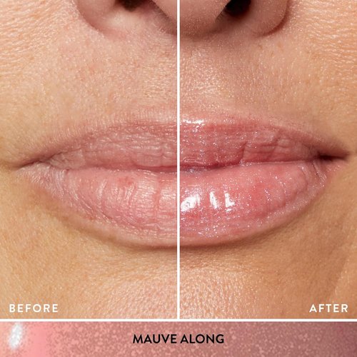 Laura Geller New York Lip Oil - Hydrating Squalane Gloss in Mauve Along - Fine Shine & Shimmer