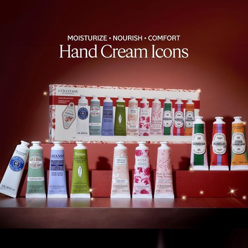 L’Occitane Hand Cream Gift Set - 5-Piece Travel Size Hydrating Essentials for Dry Hands