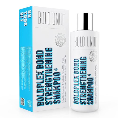 BoldPlex 4 Bond Strengthening Protein Shampoo - Hydrating Formula for Dry, Curly, and Damaged Hair | Vegan & Cruelty-Free