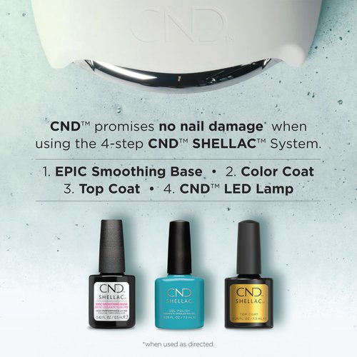 CND Shellac Gel Nail Polish, Long-lasting NailPaint Color with Curve-hugging Brush, Coral Polish, 0.25 fl oz