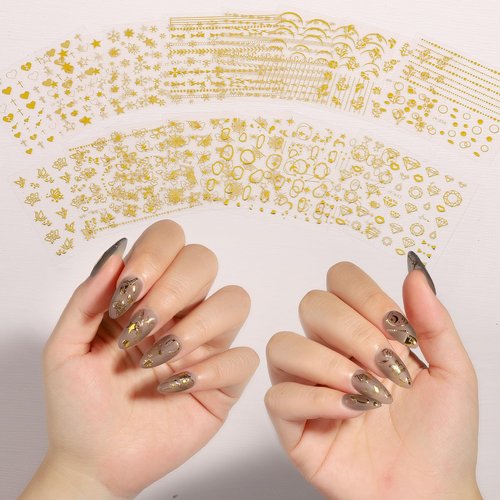 Teenitor Acrylic Nail Kit With Chrome Powder, Almond Tips, Art Brushes, Charms, 3D Gel, Tools, Stand - Beginner Set