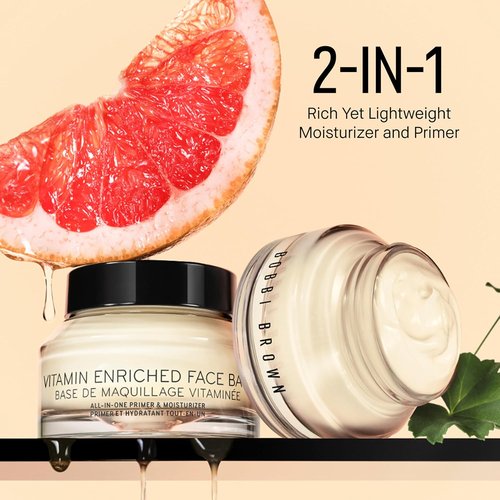 Bobbi Brown Vitamin Enriched Face Base - 2-in-1 Moisturizer & Hydrating Primer with Shea Butter, Hyaluronic Acid & Vitamins