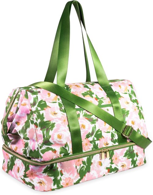 Kate Spade New York Insulated Cooler Tote Bag - Large Capacity Soft-Sided Beach Bag with Shoulder Strap | Hidden Garden