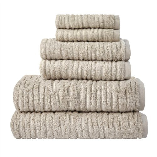 SKL Home CloudSoft Cotton Luxury 4-Piece Washcloth Set, Oatmeal