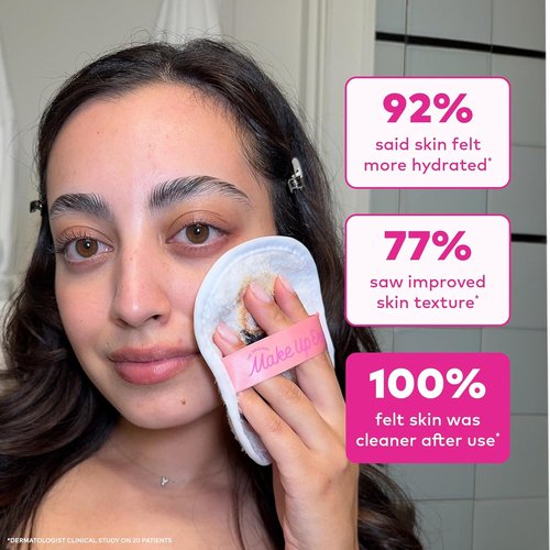Original MakeUp Eraser 7-Day Set - Effortlessly Remove All Makeup with Just Water | Teddy, 7ct