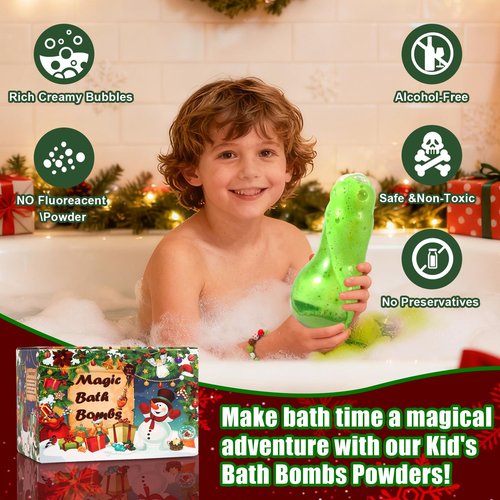 Magic Potion Bubble Bath Bombs for Kids with Bead Bracelets, Rich in Natural Essential Oils, Fun Science Kit for Toddlers Ages 3-12, Birthday, Christmas 6 Pack Bath Bomb Potions Gift for Boy and Girl