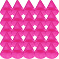 GXXMEI 30PCS Powder Puff Face Makeup Sponge Soft Velour Triangle Powder Puffs for Loose Powder Setting Powder Cosmetic Foundation Beauty Sponge, Stocking Stuffers Gift for Women (Pink)