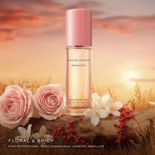 Ralph Lauren Fragrances - Romance Hair & Body Mist - Floral Women's Perfume Spray - 5 Fl Oz