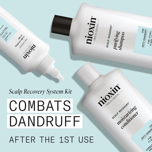 Nioxin Scalp Recovery Purifying Shampoo - Anti-Dandruff Formula for Itchy, Flaky Scalp | Pyrithione Zinc