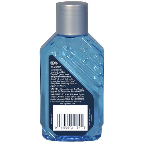 Aqua Velva Cooling After Shave - Ice Sport Formula with Vitamin E & Pro Vitamin B5, 3.5 Ounce